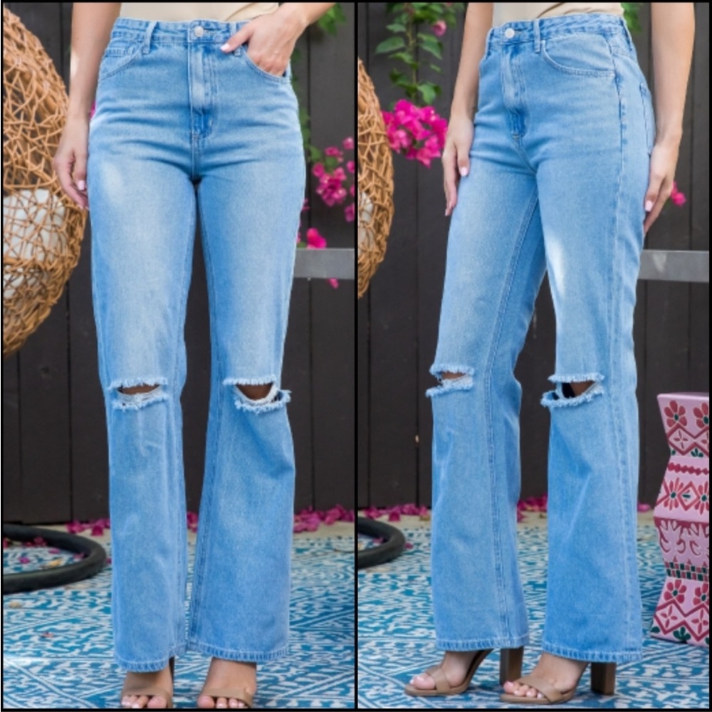 Ripped Denim Jeans